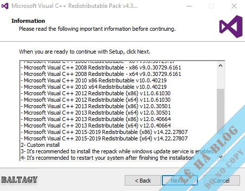 Download Microsoft Visual C++ Repack Mới Nhất