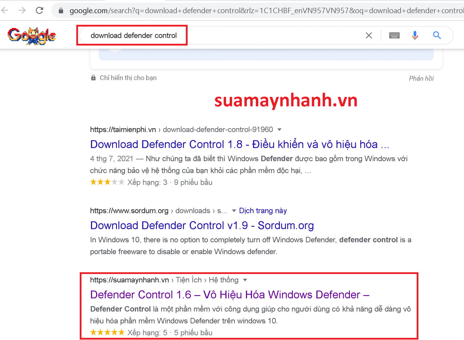 Windows Defender Control v1.6 v1.9 Vô Hiệu Hóa Windows Defender