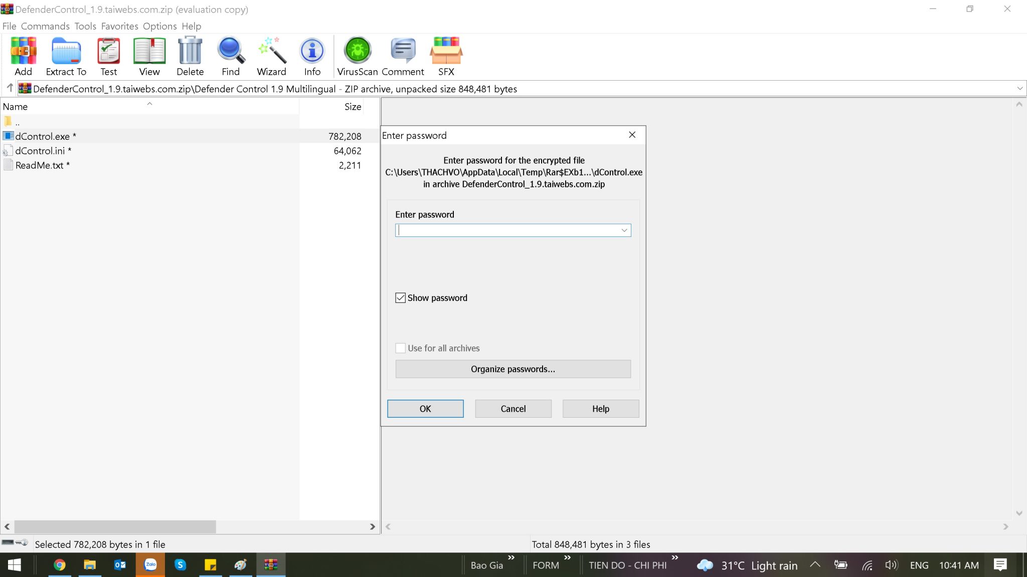 Windows Defender Control v1.6 v1.9 Vô Hiệu Hóa Windows Defender