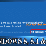 Sửa lỗi màn hình xanh NMI Hardware Failure trên Windows 10 và 8