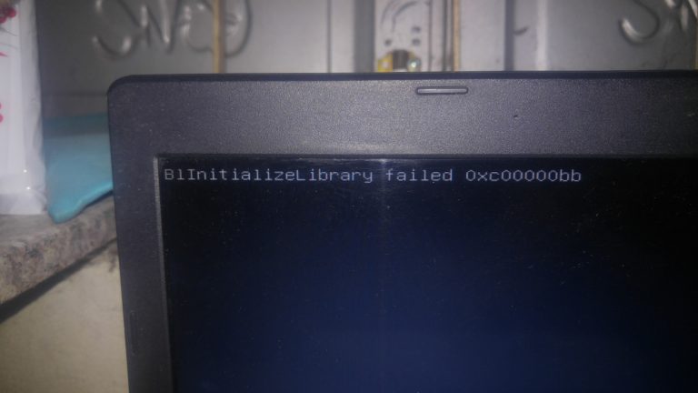 Blinitializelibrary failed 0xc000009a gigabyte при установке windows