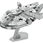 Câu đố 3D Cách lắp ráp Thay thế mô hình kim loại 3D Star Wars Millennium Falcon