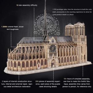 3D Puzzle Teardown – Notre-Dame De Paris