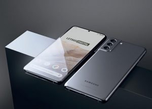 Đồ họa thông tin về Samsung Galaxy S21 FE 5G nêu bật các thông số kỹ thuật và thiết kế chính