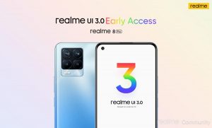 Realme 8 nhận bản beta Realme UI 3.0